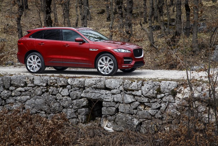 Red 2016 Jaguar F-Pace R-Sport