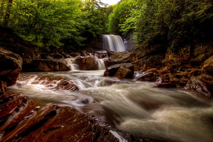Douglas Falls on North Fork Blackwater River, West Virginia