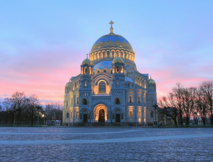 Naval Cathedral of Saint Nicholas in Kronstadt, Russia