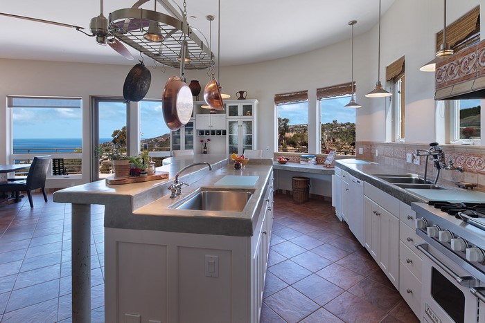 Kitchen with Ocean View