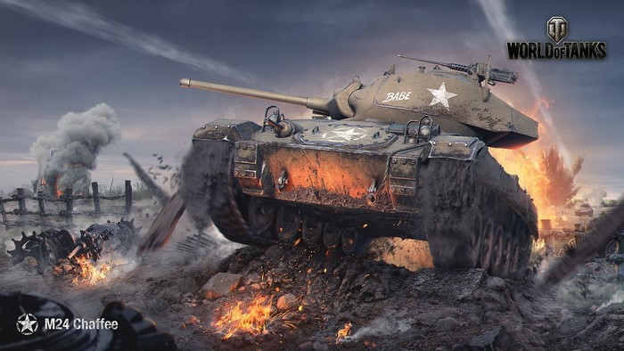 M24 Chaffee tank in World of Tanks
