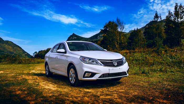 2016 Baojun 630 sedan in a landscape