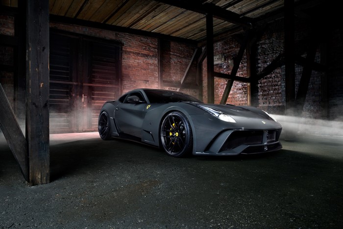 Grey Ferrari F12 Novitec Rosso N-Largo S