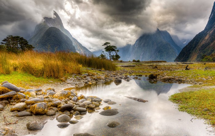 Mountains and Stones in New Zealand