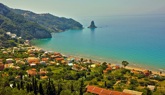 Agios Gordios Beach, Corfu, Greece