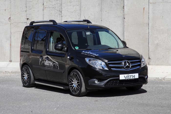 Black Mercedes-Benz VATH van