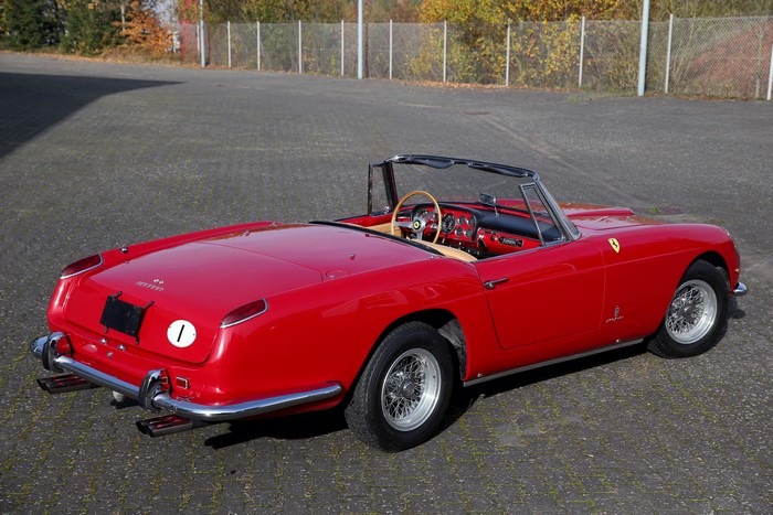 Red 1960 Ferrari 250 GT Cabriolet by Tom Meade