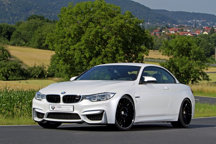 White 2015 BMW M4 F83 by mbDESIGN