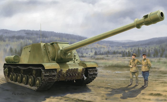 ISU-152-2 BL-10 SPG Painting