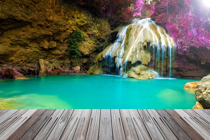 4K Waterfall in Thailand Tropics