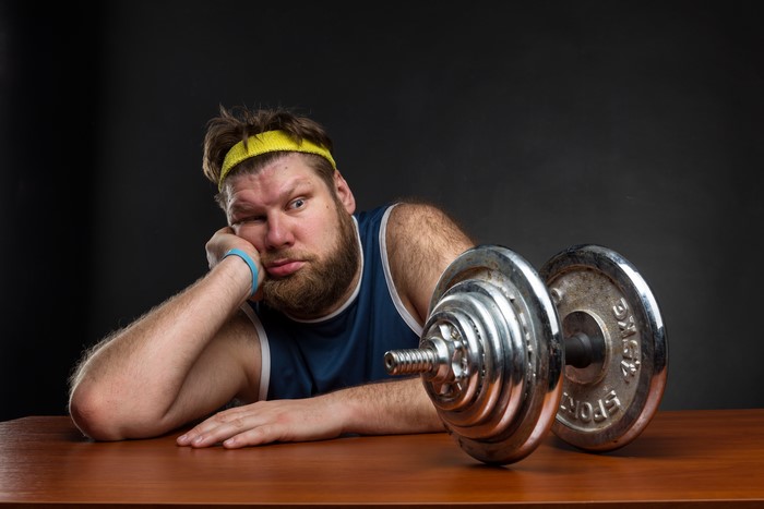 Man with Dumbbell