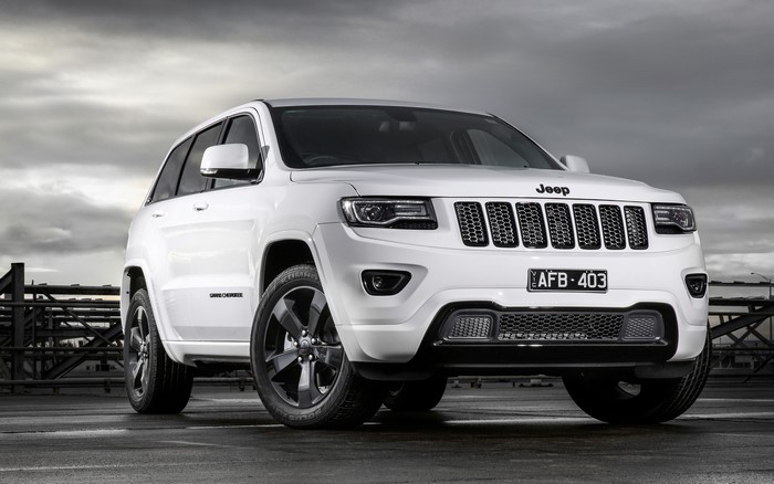 White 2014 Jeep Grand Cherokee Blackhawk WK2