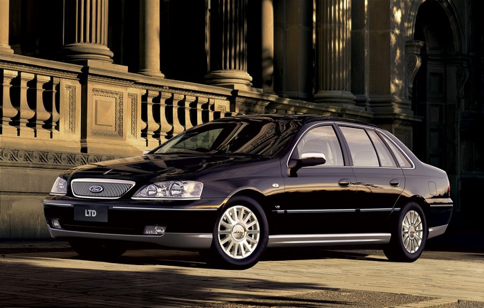 Black 2005 Ford LTD (BA) sedan
