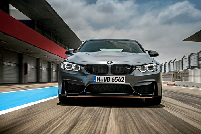 2015 BMW M4 GTS F82 on a Race Track