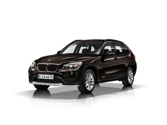 2012 BMW X1 E84 on white background