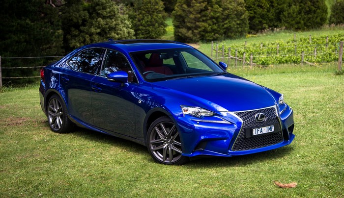 Blue 2015-16 Lexus IS 200t F SPORT
