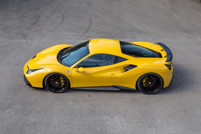 Yellow 2016 Novitec Rosso 488 GTB Ferrari