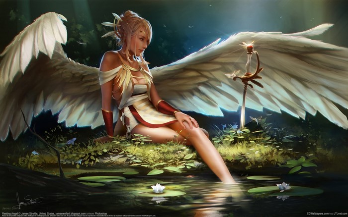 Resting Angel by James Strehle
