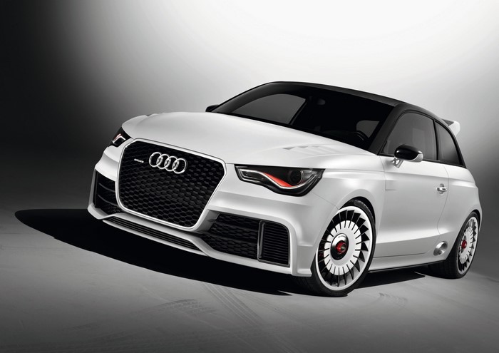 White Audi A1 Clubsport Quattro Concept