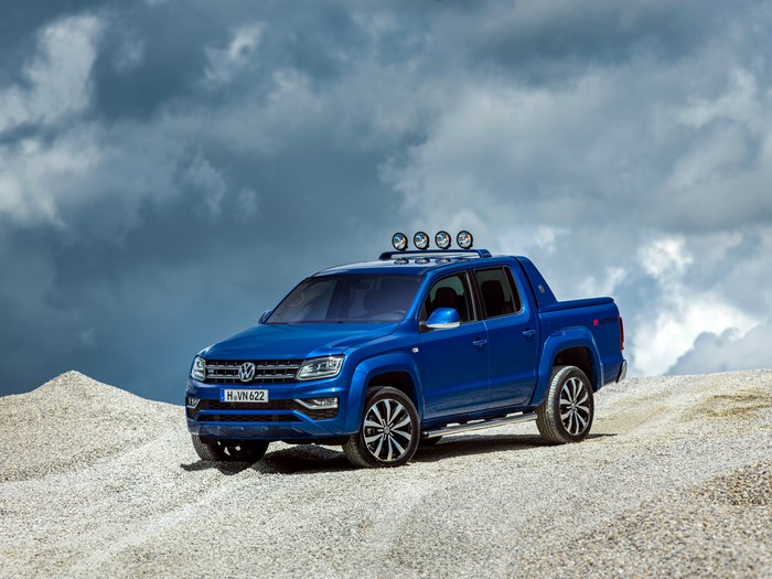 Blue 2016 Volkswagen Amarok Double Cab Aventura