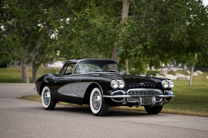 1961 Black Chevrolet Corvette