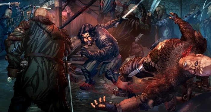 Battle scene from Game of Thrones
