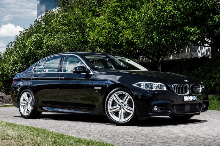Black BMW M5 F10 Sedan