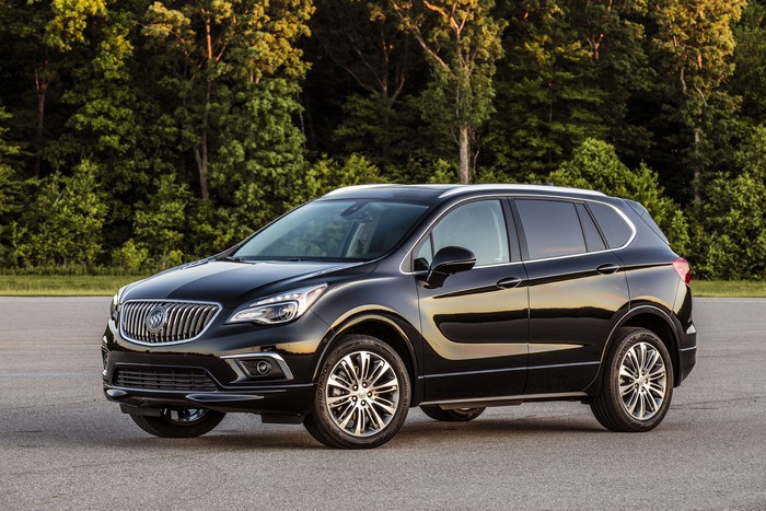 Black 2016 Buick Envision Metallic SUV