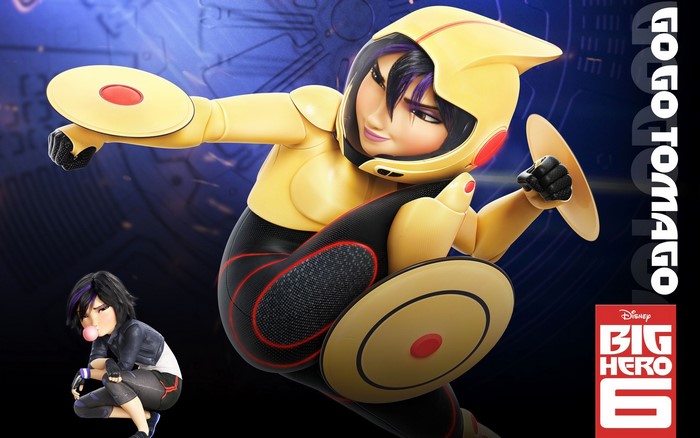 Big Hero 6 Gogo Tomago in Dynamic Action Pose