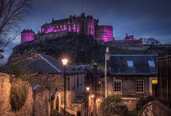 Edinburgh Castle at Night, Scotland