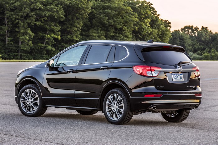 Black 2016 Buick Envision SUV