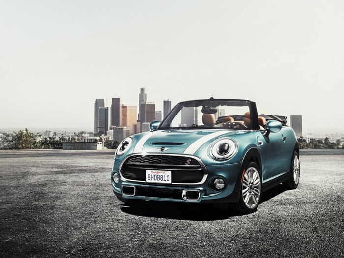 Mini Cooper Cabriolet Convertible in City