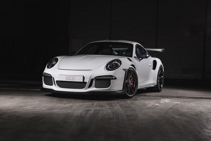 White TechArt Porsche 911 GT3
