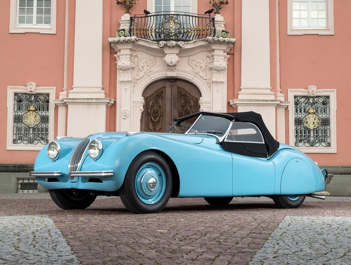 Light Blue 1948-50 Jaguar XK120 Alloy Roadster