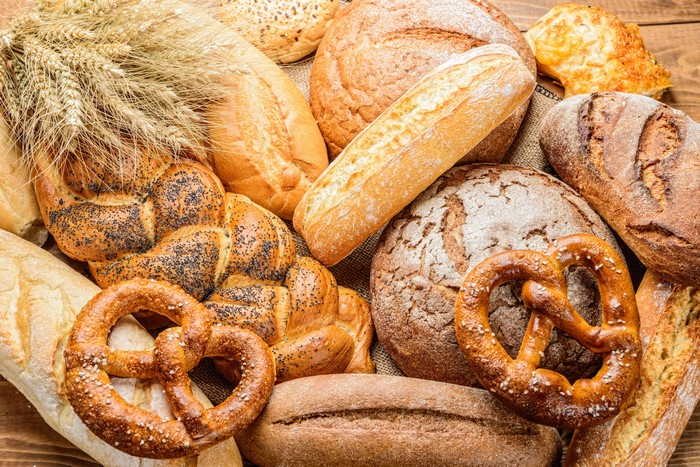 Assortment of Breads and Wheat