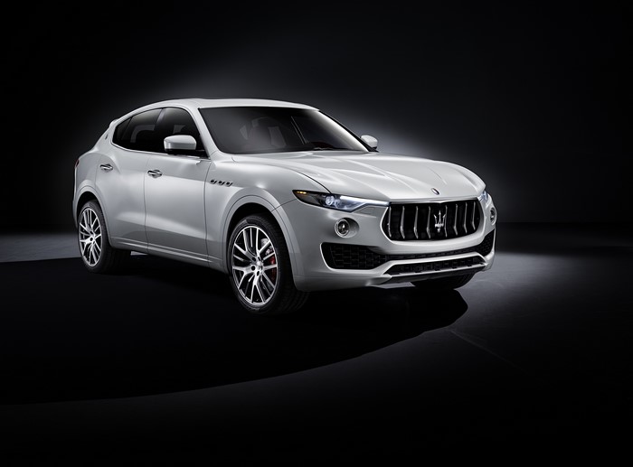 White Maserati Levante