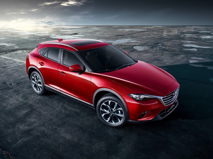 Red Mazda CX-4