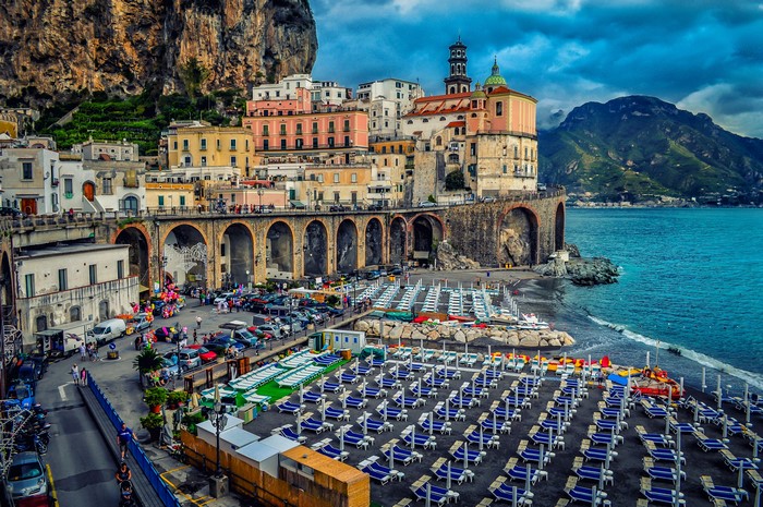 4K Amalfi Coast Italy Houses