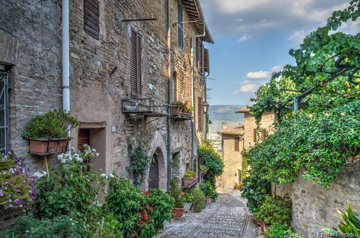 Street in Umbria, Italy