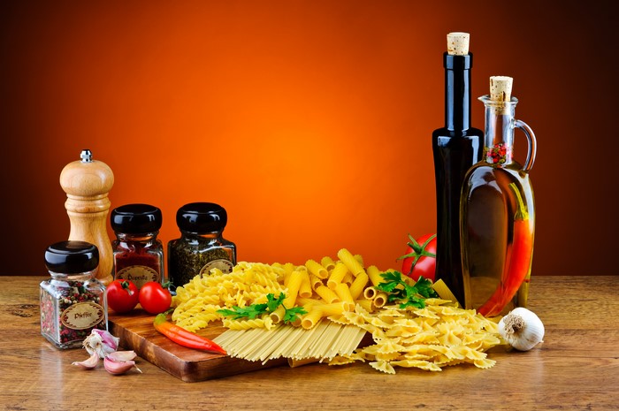 Pasta, Spices, and Olive Oil