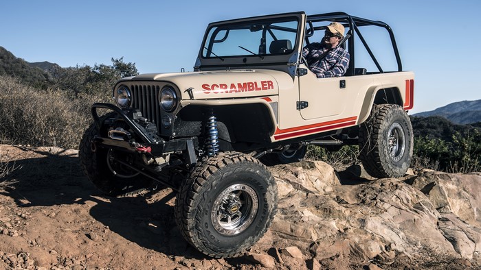 4K Jeep CJ-8 Scrambler Off-Roading