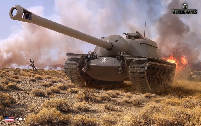 T110E3 Tank from World of Tanks in Combat