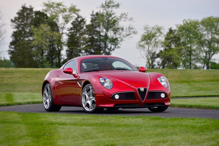 Red Alfa Romeo 8C Competizione