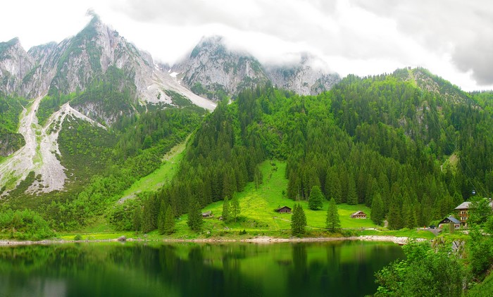 Gosausee Lake and Mountains in Austria