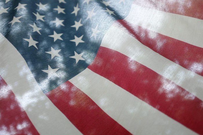 Close-up of the American Flag