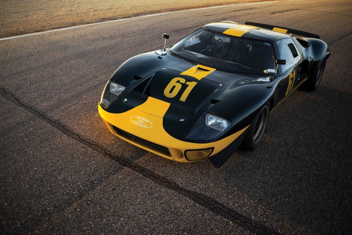 1966 Ford GT40 Le Mans Race Car with number 61