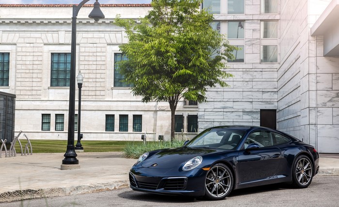 Blue 2017 Porsche 911 Carrera Coupe