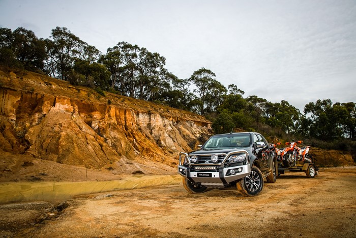 4K 2016 Colorado LTZ Crew Cab Holden with Motorcycles