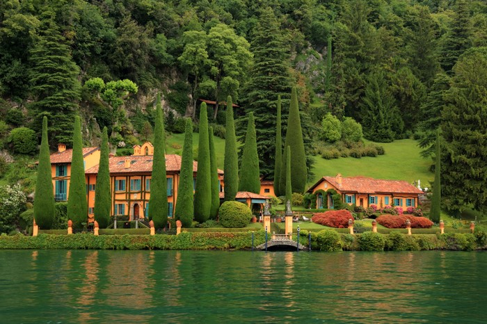 Villa Cascianella Lombardy Italy Houses Rivers Villa Trees