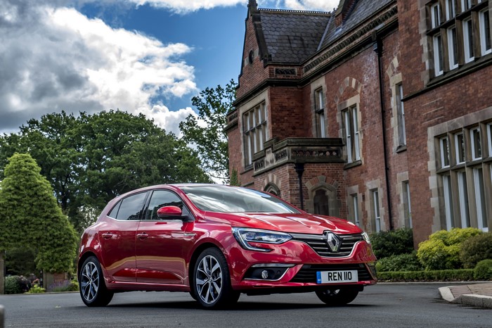 4K Red Renault Megane GT Line